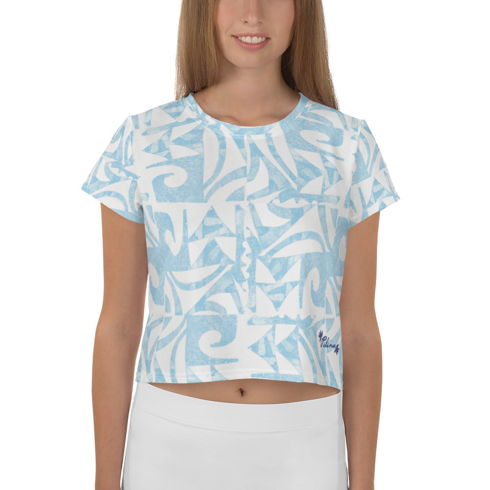 All-Over Print Crop Tee
